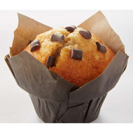 Muffin Plain with Chocolate Chunks & Vanilla
