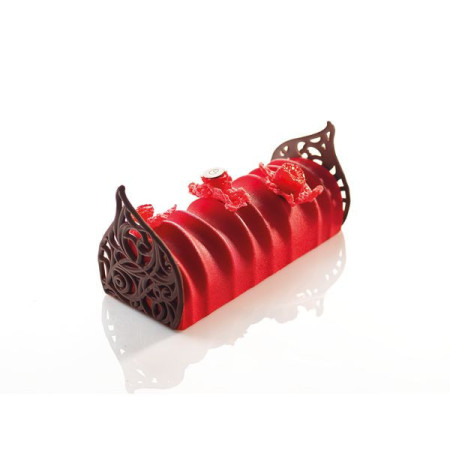 Moulds Yule Log Ondes Chocolate