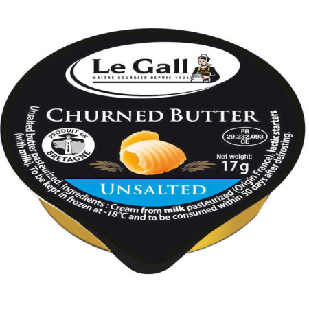 Butter Unsalted Drum Churning Portion Aluminium cup