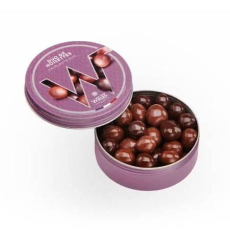 Confectionery-Chocolate Hazelnut Pearls Dark & Milk Duo