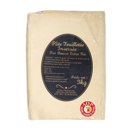 Puff Pastry Inverted Block Butter 43%