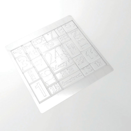 Advent Table Calender Mold