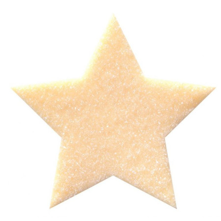 Stars White Choc Crystallised