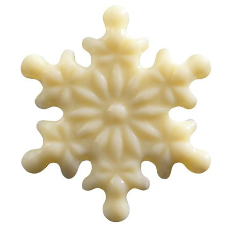 Small Snowflakes White Choc