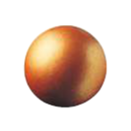 Balls White Chocolate Coated Bronze