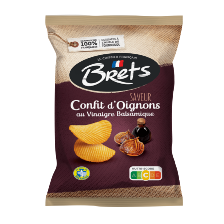 Chips With Onion Confit & Balsamic Vinegar Flavor