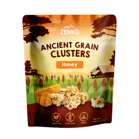 Ancient Grain Clusters Honey