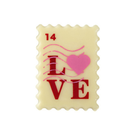 Stamps White Choc “Love“