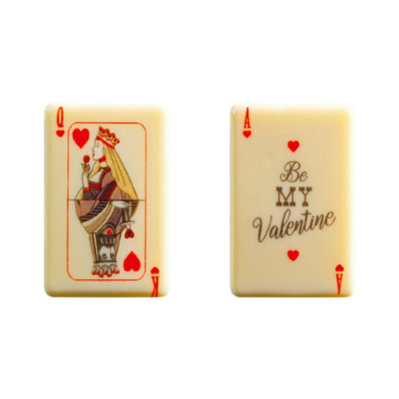 Rectangles White Choc “Be My Valentine“ 2 Designs