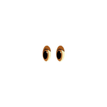 Oval Eyes Compound With Lashes Designs
