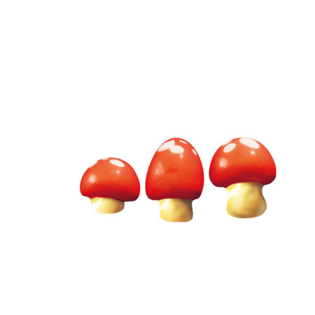 Mini Mushrooms White Choc Designs