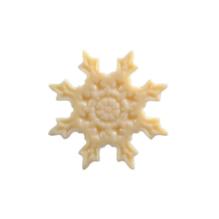 Snowflakes White Chocolate Embossed 5Cm
