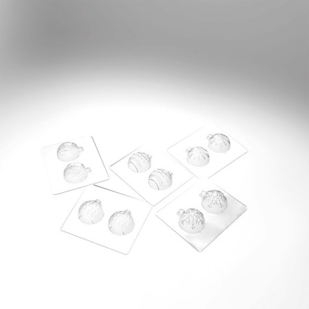 Moulds Boule De Noël For 15 Pieces 5.8X5 Cm 5 Designs