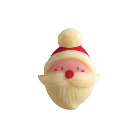 Santa Claus Heads White Chocolate3.8 X 5 Cm"