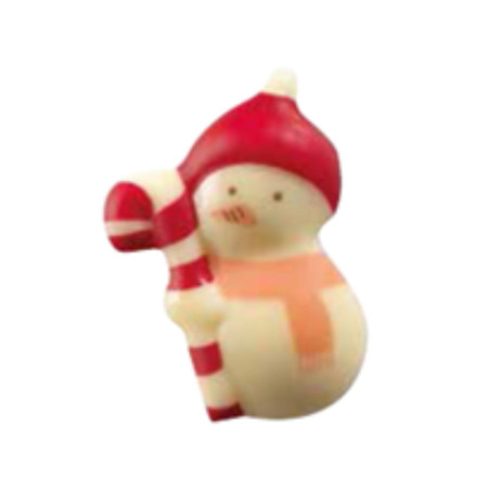 Snowman White Chocolate Candy 4.5X3.5 Cm