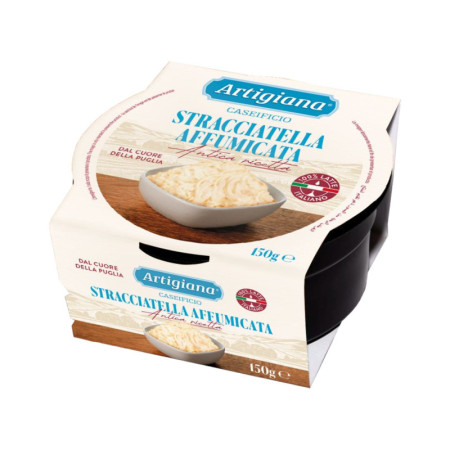 Cheese Stracciatella Affumicata Smoked Fresh