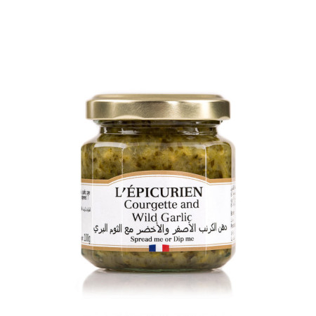 Yellow And Green Courgette Spread With Wild Garlic