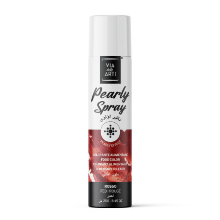 Coloring-Red Pearly Metallic Spray Alcohol Free