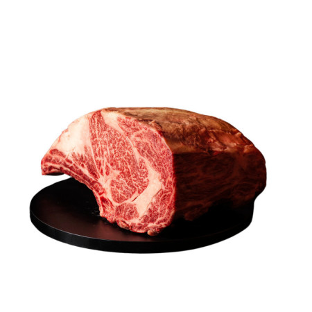 Beef Wagyu Ribs Prepared Tomahawk 3/4 RibsFull Blood MB 9+ 400D Grain Fed