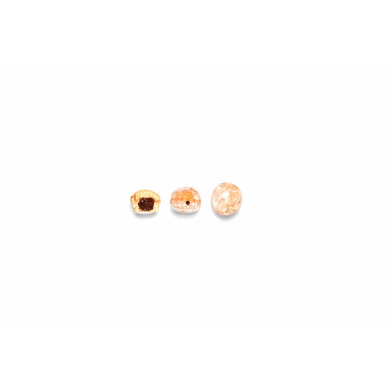 Cocoa Cream-Filled Glazed Popdots