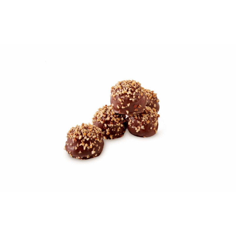 Dark Popdots With Hazelnut