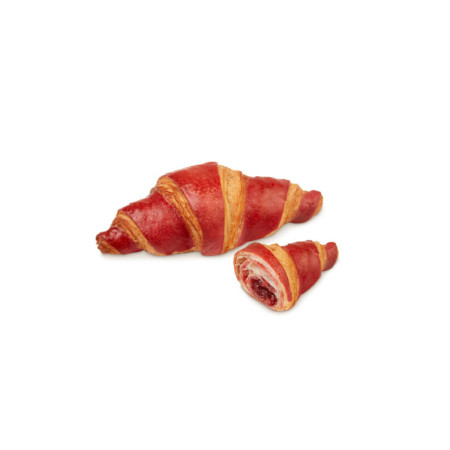 Two-Tone Raspberry Croissant