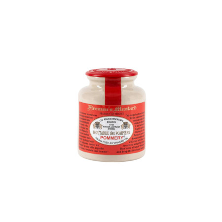 Fireman's Mustard In Stone Jar With Palstic Top