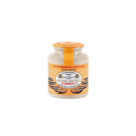Gingerbread Mustard In Stone Jar With Plastic Top