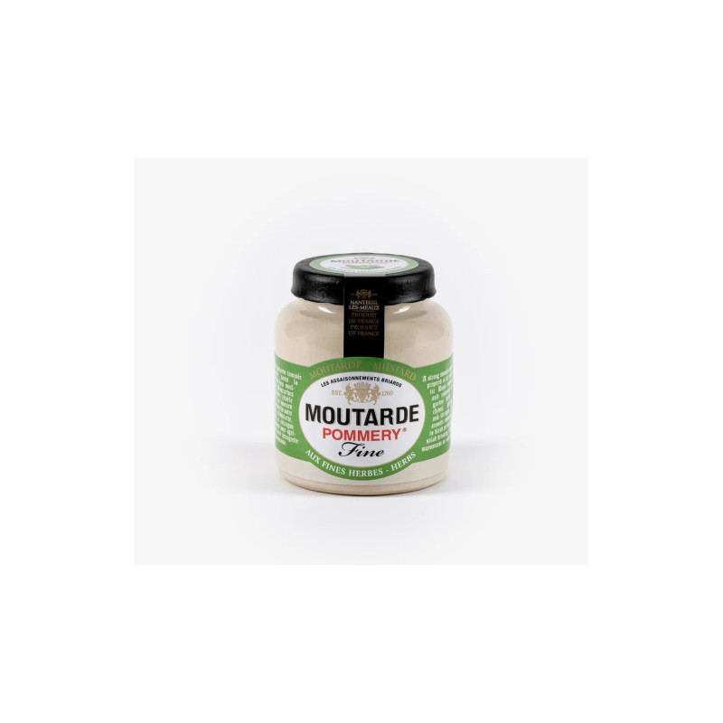 Mustard Fine Herbs Stone Jar