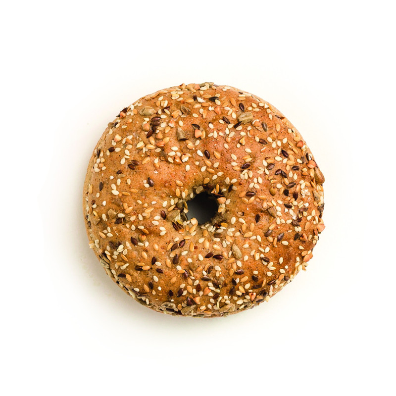 Pre-Sliced Cereal Bagel Cristallino
