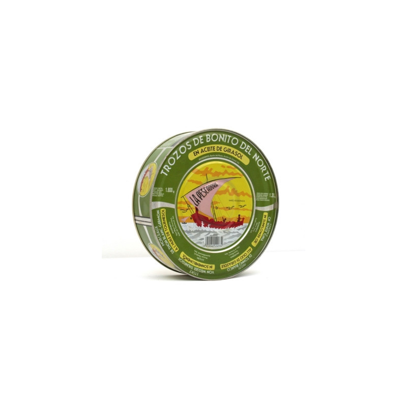 White Tuna Chunks in Sunflower Oil