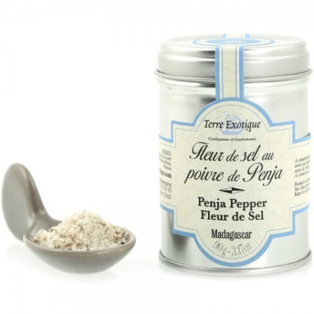 Salt "Fleur De Sel " &Penja Pepper 90 GR