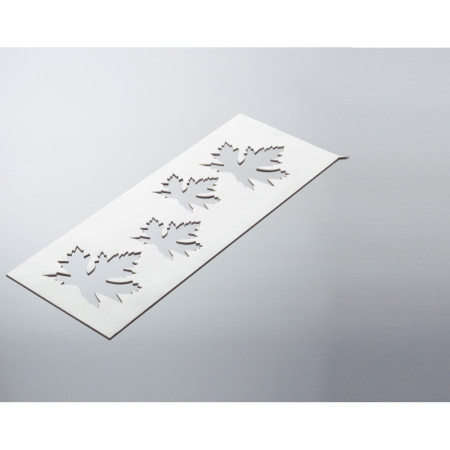 Stencil For 4 prints for Mapple Leaves