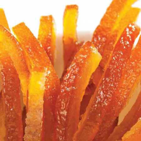 Drained Straight Orange Peel Strips