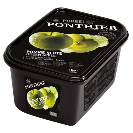 Puree-Apple Granny Smith Green 10% Sweetened