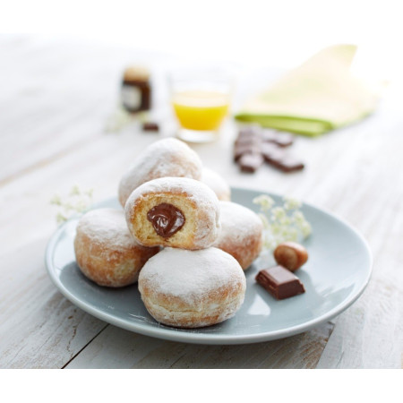 Mini Beignet Filled Chocolate