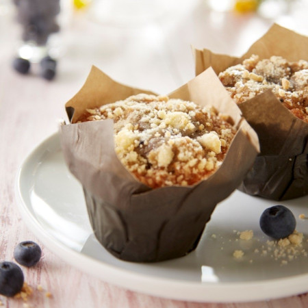Muffin Filled With Blueberry