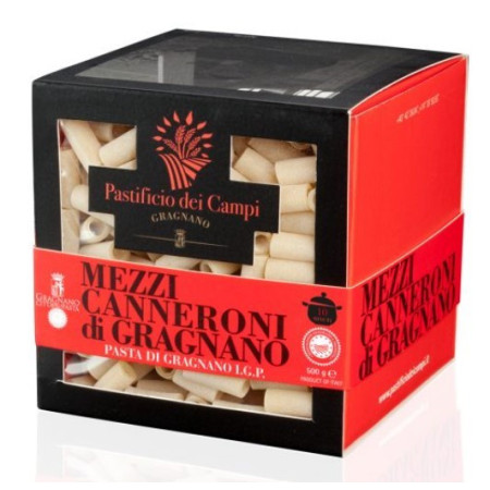 Pasta Mezzi Canneroni Lisci Di Gragnano Pastificio Dei Campi